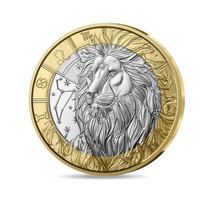 Signes astros - Lion Monnaie de 5€ métal commun