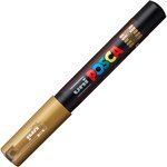 Marqueur pointe conique extra-fine pc1mc 0 7 - 1mm or x 12 POSCA