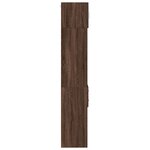 vidaXL Armoire de rangement mince chêne marron 30x42 5x225 cm