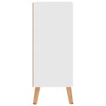 vidaXL Buffet blanc 60x30x72 cm bois d'ingénierie