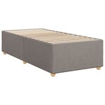 vidaXL Cadre de lit Taupe 90x190 cm Tissu