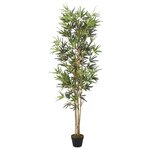 vidaXL Bambou artificiel 1104 feuilles 180 cm vert