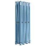 vidaXL Tente de réception pliable avec 8 parois 3x9 m Bleu