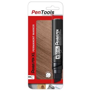 Marqueur permanent n50xl pointe biseautée noir pentel