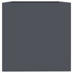 vidaXL Jardinière anthracite 62x47x46 cm acier laminé à froid