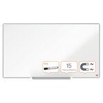 Nobo tableau blanc magnétique écran large impression pro acier 89x50cm