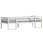 vidaXL Cadre de lit pour enfants blanc 90x200 cm bois de pin massif
