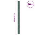 vidaXL Membrane anti-mauvaises herbes vert 2x50 m PP
