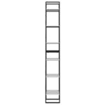 vidaXL Bibliothèque à 6 niveaux blanc 40x30x210 cm bois ingénierie