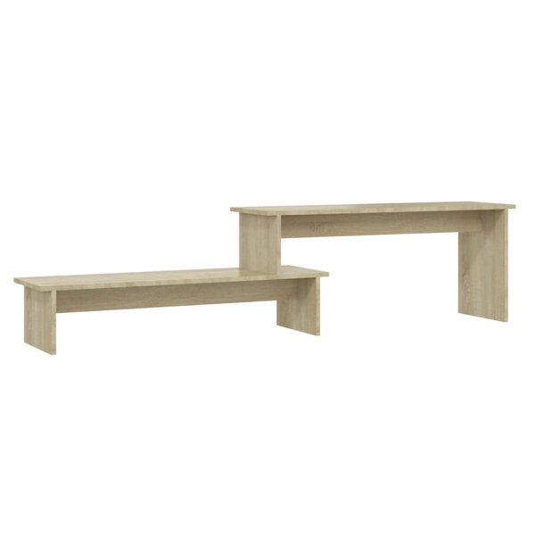 vidaXL Meuble TV Chêne sonoma 180x30x43 cm Aggloméré