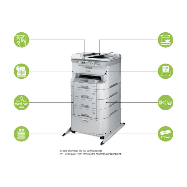 Epson workforce pro wf-r8590 yellow xl workforce pro wf-r8590 yellow xl ink supply unit
