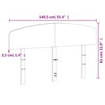 vidaXL Tête de lit 135 cm bois massif de pin