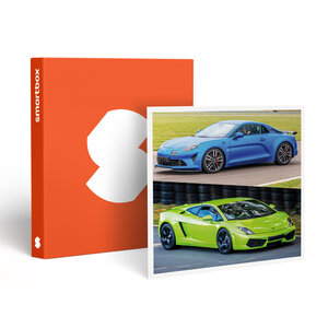 SMARTBOX - Coffret Cadeau Stage de pilotage multivolant : 2 tours en Alpine et 2 tours en Lamborghini Gallardo sur le circuit de La Ferté-Gaucher - Sport & Aventure