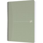 Cahier spirale oxford my rec'up recyclé a4 21 x 29 7 cm - 5 x 5 - 180 pages