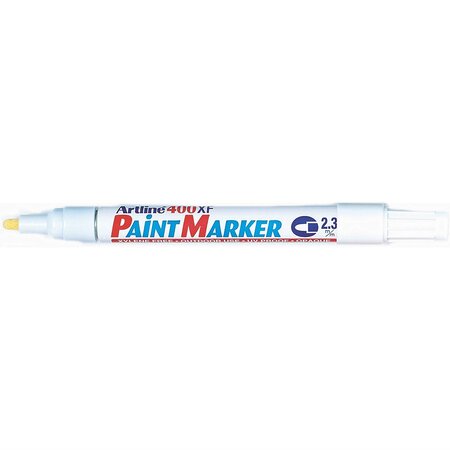 Marqueur Paint 400 XF permanent indélébile pointe conique 2 3 mm blanc x 12 ARTLINE