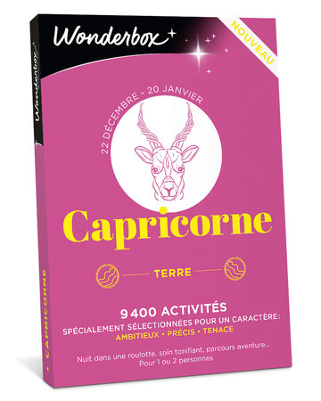 Coffret cadeau - WONDERBOX - Astrologie - Capricorne