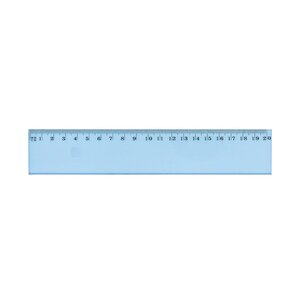 Règle Plastique Incassable Plate 20 cm 1 Biseau Gradué Bord antitache WONDAY