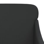 vidaXL Banc Noir 110x76x80 cm Similicuir