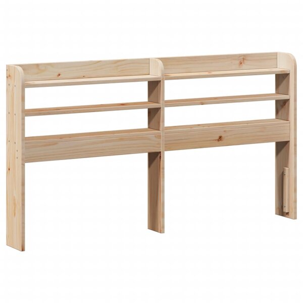 vidaXL Tête de lit avec étagères 140 cm bois massif de pin