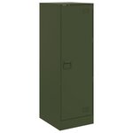 vidaXL Buffet vert olive 34 5x39x107 cm acier
