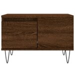 vidaXL Table basse chêne marron 55x55x36 5 cm bois d'ingénierie