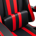 vidaXL Chaise de jeu Rouge Similicuir