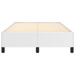 vidaXL Cadre de lit Blanc 120x200 cm Similicuir