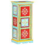 vidaXL Buffet peint à la main 40x30x90 cm Bois de manguier solide