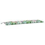 vidaXL Coussin de banc de jardin multicolore 180x50x7 cm tissu oxford