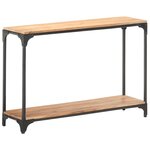 vidaXL Table console 110x30x75 cm Bois solide d'acacia