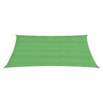 vidaXL Voile d'ombrage 160 g/m² Vert clair 3x4 m PEHD