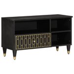 vidaXL Meuble TV 80x33x46 cm bois massif de manguier
