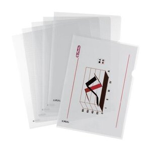 Pack de 100 pochette coin A4 PP Grainées HERLITZ