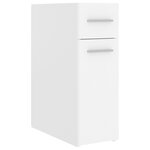 vidaXL Armoire d'apothicaire Blanc 20x45 5x60 cm Bois d’ingénierie