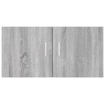 vidaXL Armoire murale Sonoma gris 80x39x40 cm Bois d'ingénierie