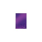 LEITZ Cahier Couverture A5 Petits Carreaux Violet