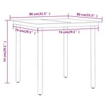 vidaXL Ensemble de salle à manger de jardin avec coussins 3 Pièces Gris