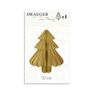 Sapin En Nids D'abeille À Suspendre - Spécial Réveillon - 8x14 Cm - Draeger paris