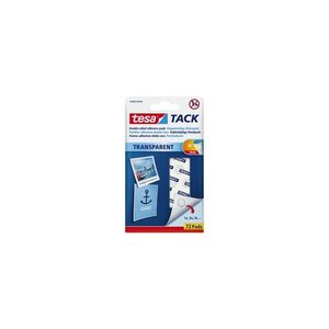 Tesa Blister de 72 pastilles adhésives Tack. Double-face réutilisable/repositionnable. O... TESA