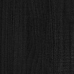 vidaXL Meuble TV Noir 104x33x41 cm Bois de pin massif