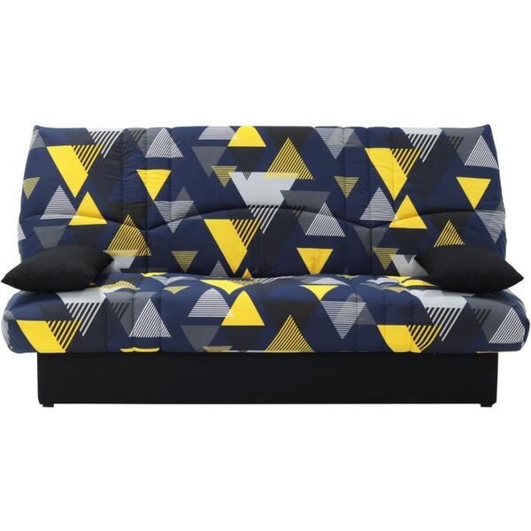 Clic clac 3 places -Canyon Bleu - Couchage 125 x 190 cm - 190 x 92 x 96 cm