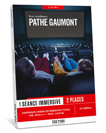 Coffret cadeau Cinéma Pathé Gaumont - Séance immersive