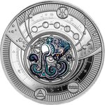 Pièce de monnaie en Argent 500 Francs g 10 Millésime 2025 Zodiac Signs 2025 AQUARIUS