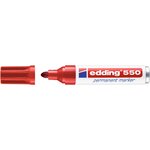 Marqueur Permanent 550 rouge 3-4 mm x 10 EDDING