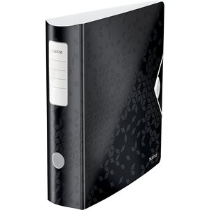 Classeur Active WOW 180 degrés 80 mm noir LEITZ