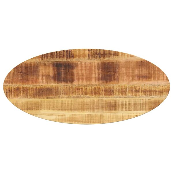 vidaXL Dessus de table 100x50x2 5 cm ovale bois massif de manguier