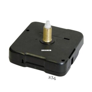 14 mécanismes d'horloge à pile