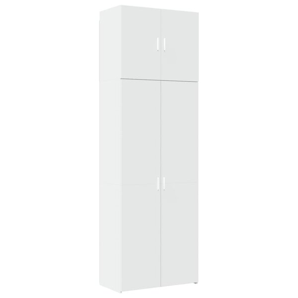 vidaXL Buffet haut blanc 80x42 5x249 cm bois d'ingénierie