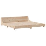 vidaXL Cadre de lit sans matelas 200x200 cm bois massif de pin