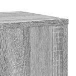 vidaXL Supports pour plantes 2 Pièces sonoma gris bois d'ingénierie